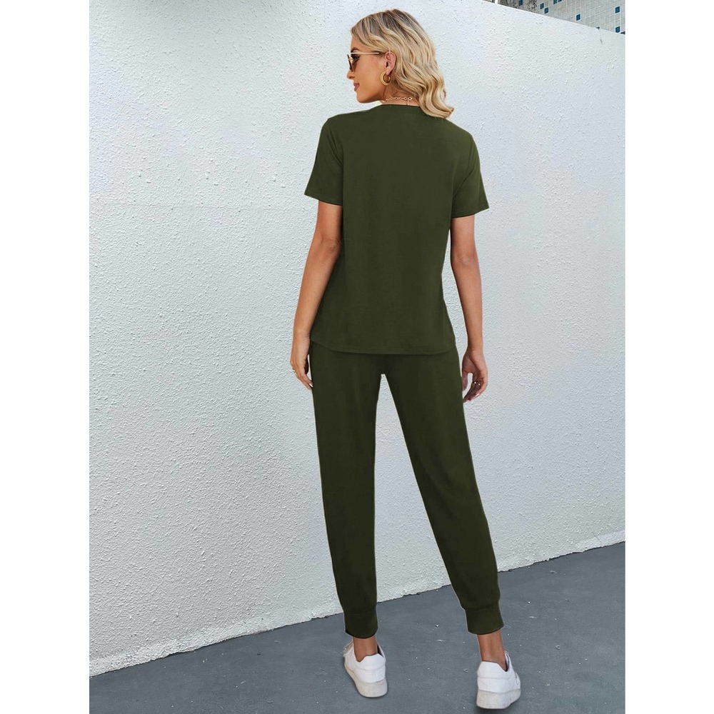 2 piece set: Round Neck Tee for & jogger Pants black - Picture 7 of 11